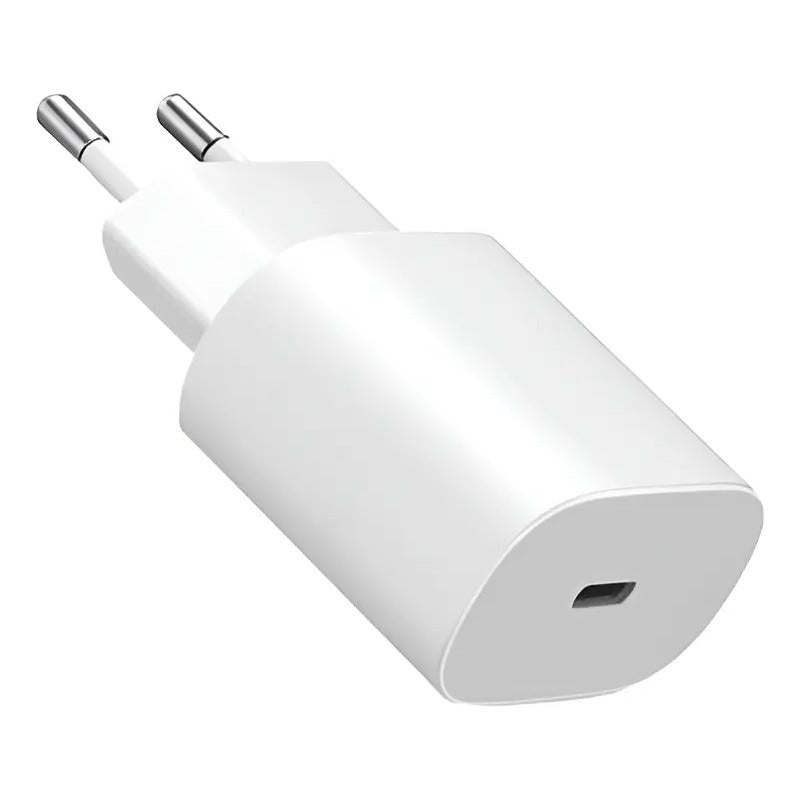 Cargador Rápido 20w Usb Tipo C Para iPhone Blanco