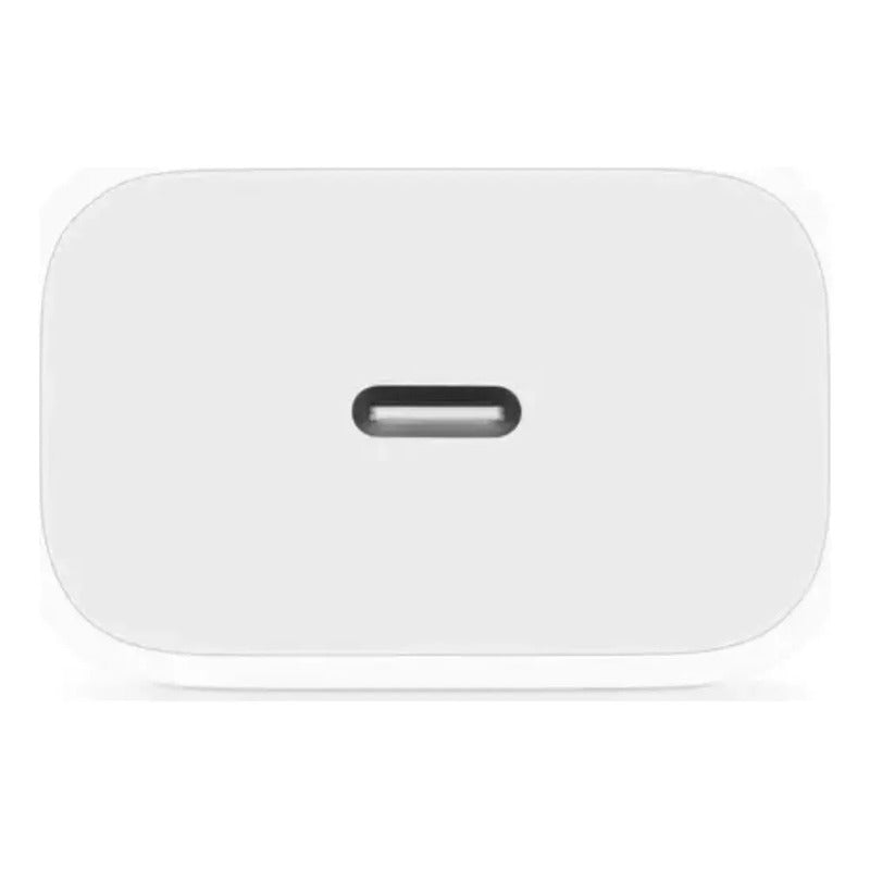 Cargador Rápido 20w Usb Tipo C Para iPhone Blanco