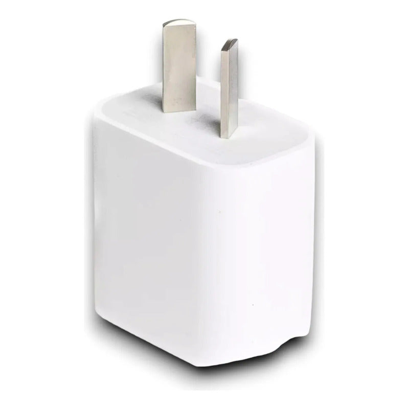 Cargador Rápido 20w Usb Tipo C Para iPhone Blanco