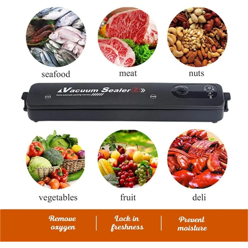 Selladora Al Vacio De Alimentos Electrica Portatil Sellador