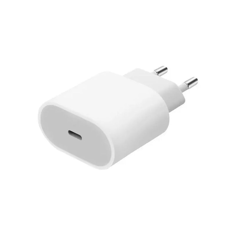 Cargador Rápido 20w Usb Tipo C Para iPhone Blanco